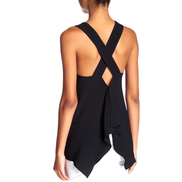 1. State Criss Cross Halter Top - Picture 1 of 9